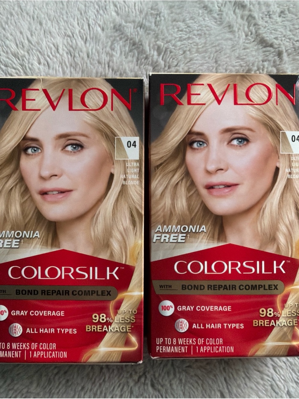 Revlon Colorsilk Ammonia-Free Hair Color - Blonde Lot of 2